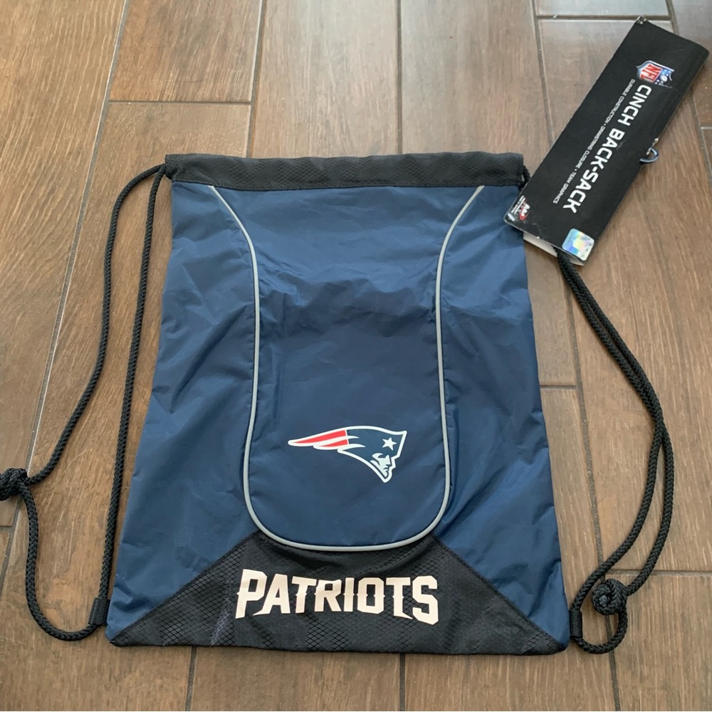 New England Patriots NFL Cinch Back-Sack Brand New